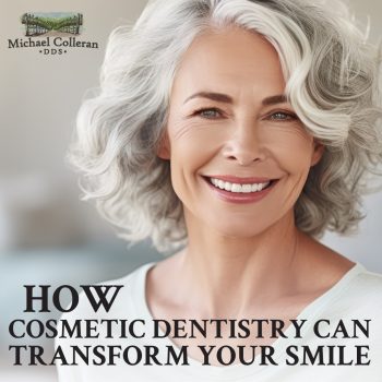 Discover how cosmetic dentistry can enhance your smile! From teeth whitening to veneers, learn the transformative benefits with Dr. Michael Colleran.